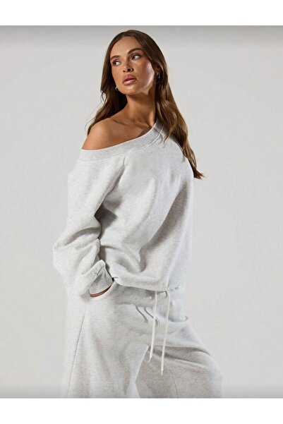 peri tower ÚJ TERMÉK Női váll nélküli Oversize Basic pulóver 0035