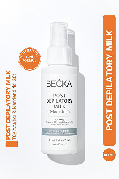 BEÇKA Tüy Inceltıci, Azaltıcı Ve Nemlendirici Süt Gymnema Sylvestre & Hyaluronik Asit Özlü 100 ml