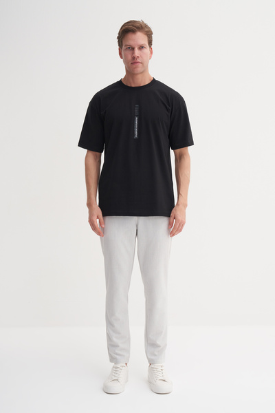 Cazador Βαμβακερό μπλουζάκι Relax Fit Crew Neck