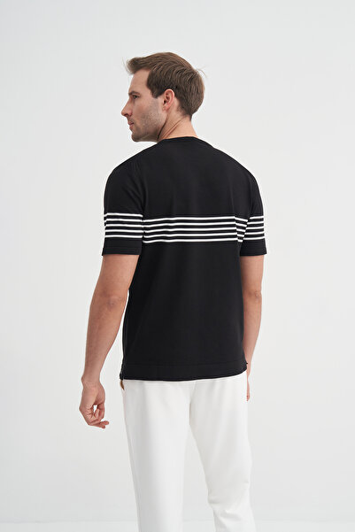 Cazador 3040 Ανδρικό πλεκτό μπλουζάκι με λαιμόκοψη