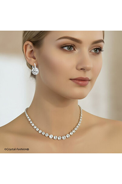 Crystal-Fashion® Xirius Tortita Silver Earrings