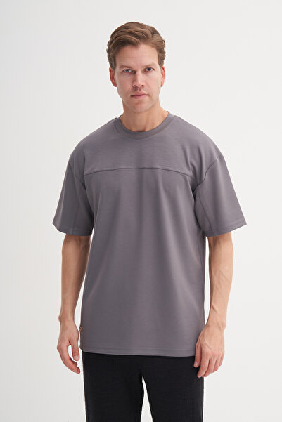 Cazador Πλεκτό T-Shirt Relax Fit Crew Neck