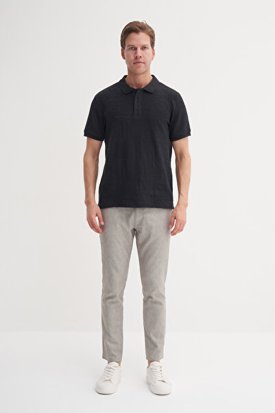 Cazador Μπλουζάκι με μοτίβο με κυματιστό γιακά Polo Regular Fit