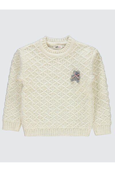 Civil Girls 2-5 Years Girl's Ecru Sweater