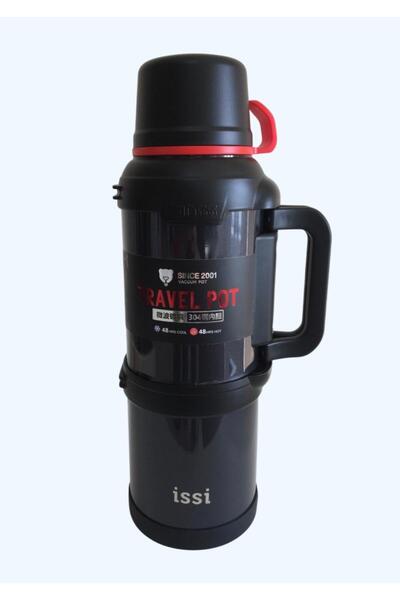 nonserviamworld Thermos Vacuum Travel Pot 24 Hours Hot 12 Hours Cold 4 Liters...