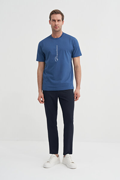 Cazador Βαμβακερό μπλουζάκι με κανονική εφαρμογή με λαιμόκοψη