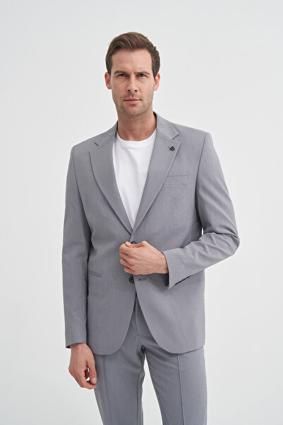 Cazador Caz 1101 Blazer Ceket Gri