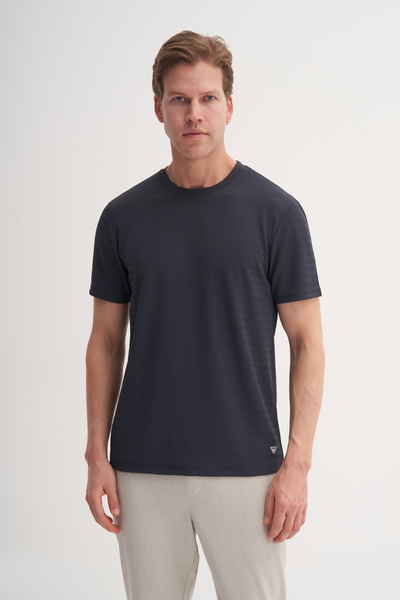 Cazador Πλεκτό T-Shirt με λαιμόκοψη κανονική εφαρμογή