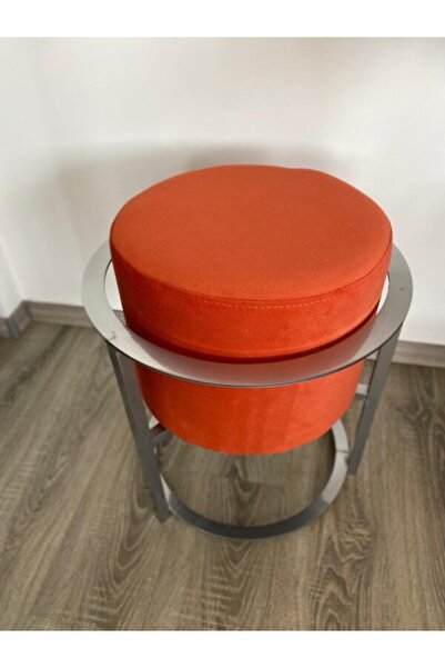 OEM Metallic round stool with aluminum profile structure