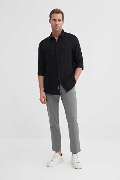 Cazador Μακρυμάνικο πουκάμισο από υφαντό βαμβάκι με κανονική εφαρμογή