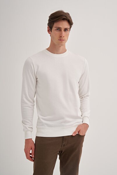 Cazador Hanorac sezonier din amestec de bumbac cu 3 fire, slim fit