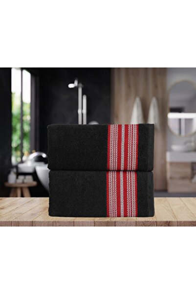 Lucy and Home Чорний 2-компонентний набір рушників 55x110 см