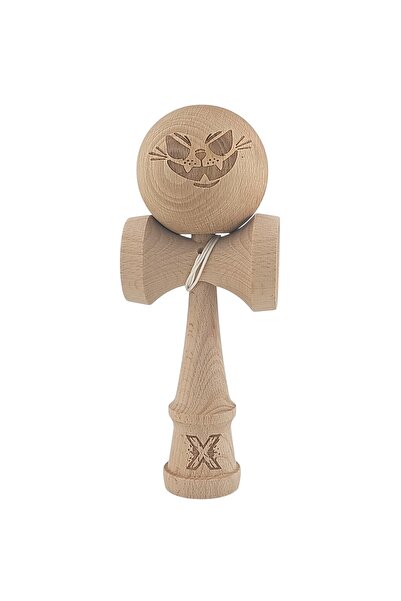 Crocodileskids Kendama X Originală, Profesională, OEM, din Lemn, 18 cm, Speci...