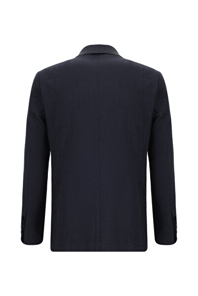 Kiğılı Slim Fit Dar Kesim Yünlü Klasik Desenli Takım Elbise