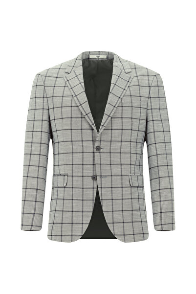 Kiğılı Slim Fit Dar Kesim Kareli Kombinli Takım Elbise