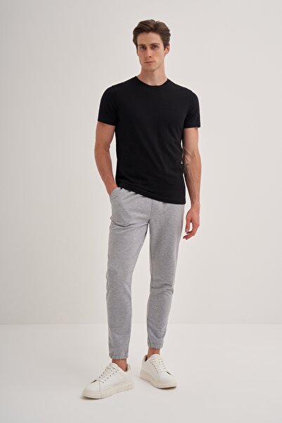 Cazador Tricou simplu din bumbac, cu decolteu, slim fit