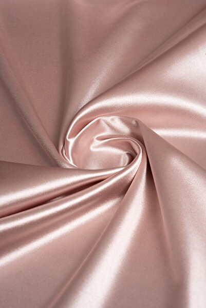 Kumaş Deposu Örme Saten Pudra Abiye Kumaş