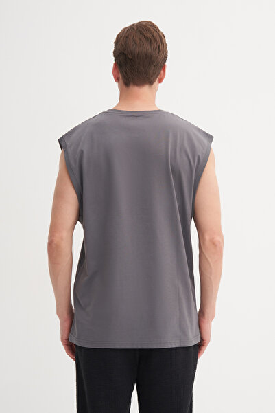 Cazador Relax Fit Sleeveless Cotton T-Shirt