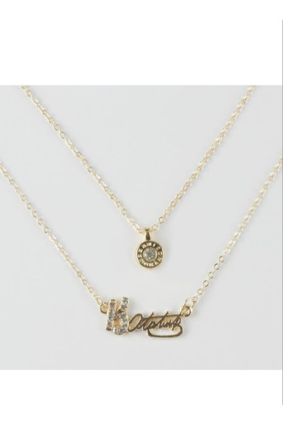 KOLY Kolye Atatürk Figürlü İkili