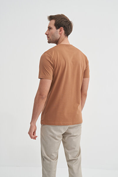 Cazador Μπλουζάκι με βαμβακερή στάμπα με λεπτή εφαρμογή