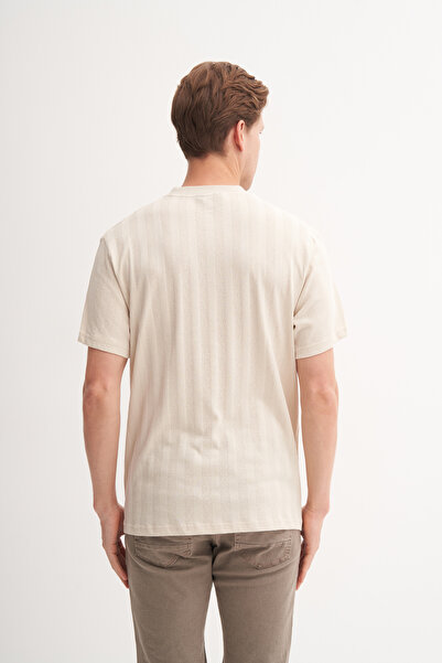 Cazador Μπλουζάκι Polo Neck Regular Fit Βαμβακερό με υφή