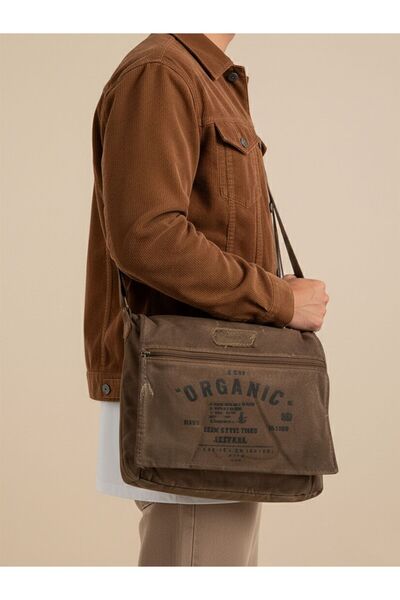 old cotton cargo Salaş Omuz Çantası Pamuk Postacı Laptop Okul Seyahat Günlük ...