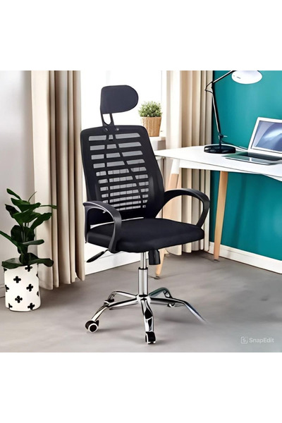 NZONE STORE كرسي مكتب شبكي دوار قابل لتعديل الارتفاع مصنوع من مزيج من الإسفنج...