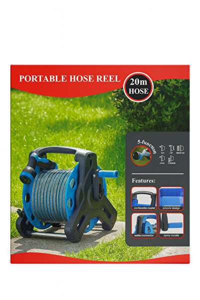 Generic خرطوم ماء مع بكرة 20 متر