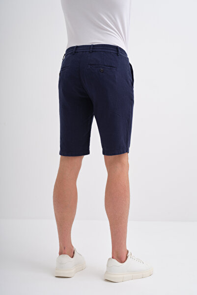 Cazador Сlim Fit вузькі лляні шорти-бермуди