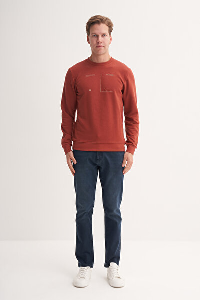 Cazador Hanorac slim fit din amestec de bumbac cu 3 fire, fără tăvăslituri, d...