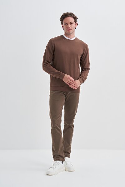 Cazador Світшот Slim Fit з 3-нитковою бавовняною сумішшю