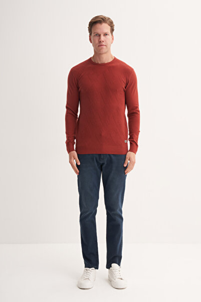 Cazador Slim Fit Soft Touch Basic Crew Neck Sweater