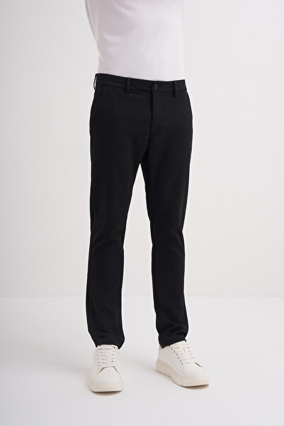 Cazador Premium Terry Kalıp Slim Fit Boru Paça Viskon Karışımlı Chino Pantolon