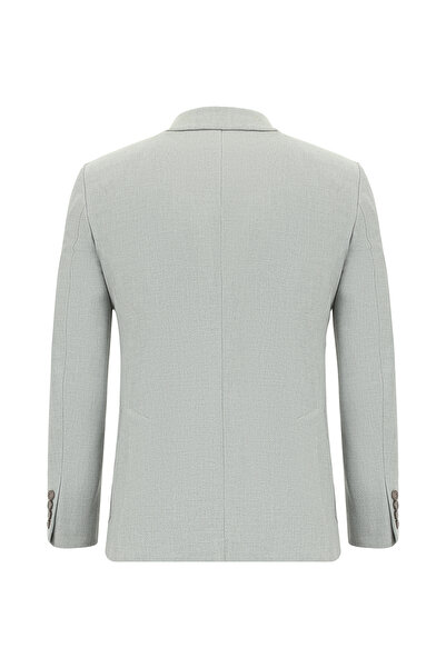 Kiğılı Slim Fit Dar Kesim Çizgili Beli Lastikli İpli Takım Elbise
