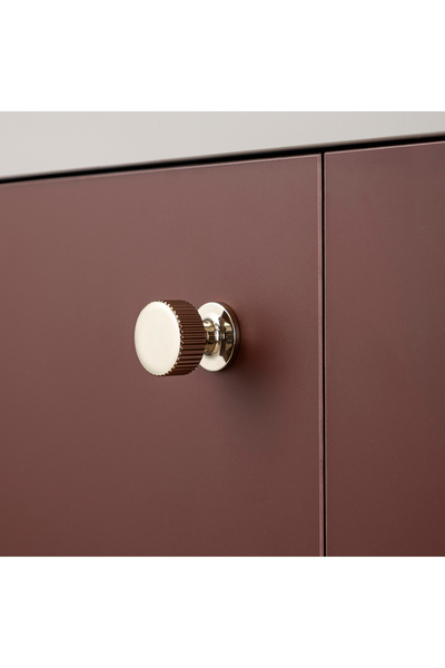 System 1975 Tek Delikli Kulp Antik Renk Çap 26 Mm