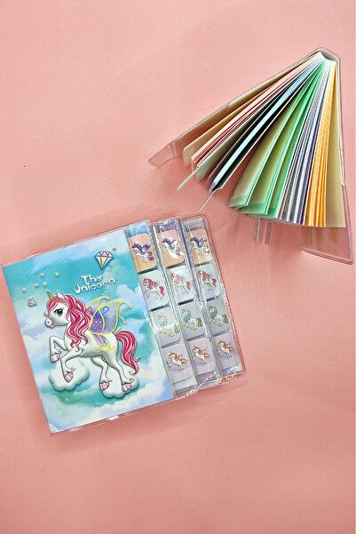 Limmy Unicorn Themed A6 Notebook, Bookmarked Agenda - Purple