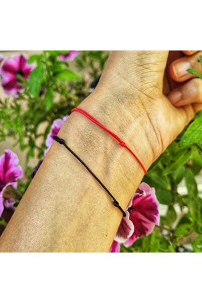 Wild Bracelets Set of 2 Adjustable Silk Bracelets for Adults with Sliding Knots