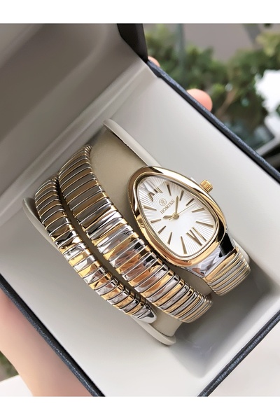 Homies ساعة يد نسائية أصلية مقاومة للماء - مع هدية سوار