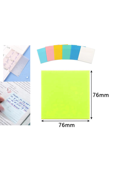 Limmy Prozirni lepljivi papir za beleške - Žuti