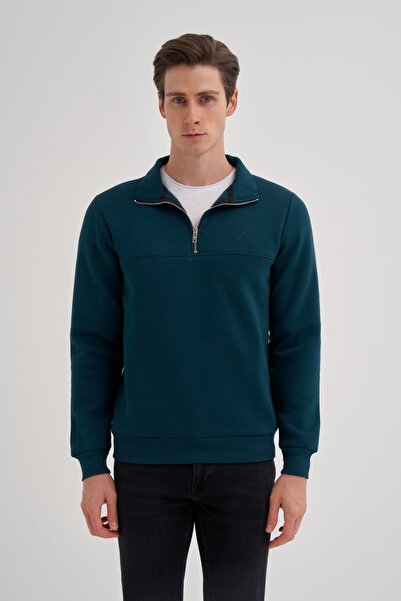 Cazador Світшот Slim Fit з прямим коміром, м'якою підкладкою та 3 нитками