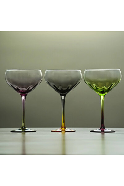 Qua Home Luc Renkli 6lı Kup Bardak 380 ml