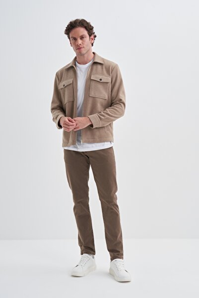 Cazador Regular Fit Woodcutter Shirt with Pocket Detail