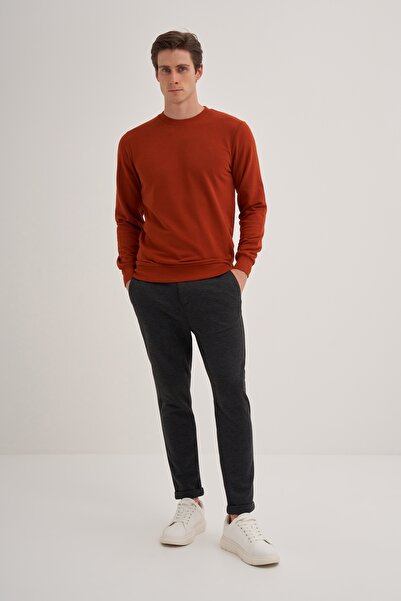 Cazador Slim Fit Seasonal 3 Thread Cotton Blend Sweatshirt