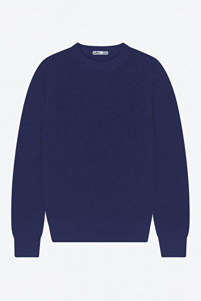 Redline Dray Oversize Knitwear Long Sleeve Sweater Navy Blue