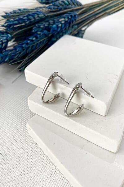 DEMOKAN Kadın Küpe Özel Kaplama Özel Seri Küpe