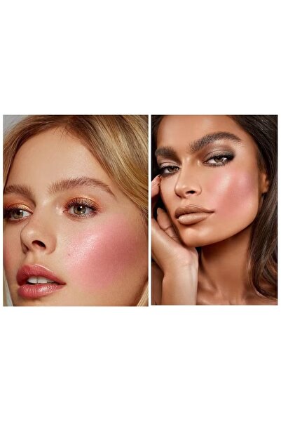 huitich Petal Soft Glow: High-Pigment Baby Pink Cream Blush Stick with Brush Summer Breeze