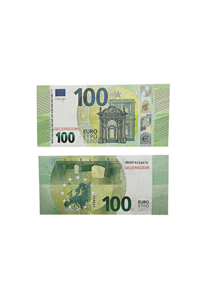 Limmy 100 Euro 50 Adet Geçersiz Sahte Oyun Parası Düğün Parası - Yüz Euro