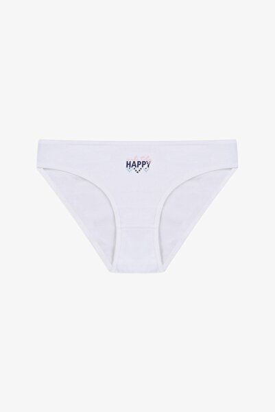 koza iç giyim Kadın 7'li Desenli Pamuklu Likralı Külot