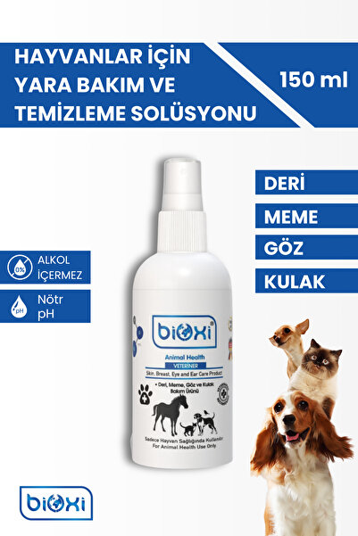 Bioxi ® Deri, Meme, Göz Ve Kulak Bakım Spreyi150 ml | Hayvan Sağlığı Için Etkili Bakım