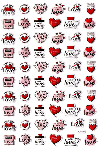 Limmy Sticker Kabartmalı A4 Boyutunda Stiker Defter, Planlayıcı Etiket-(lim52...